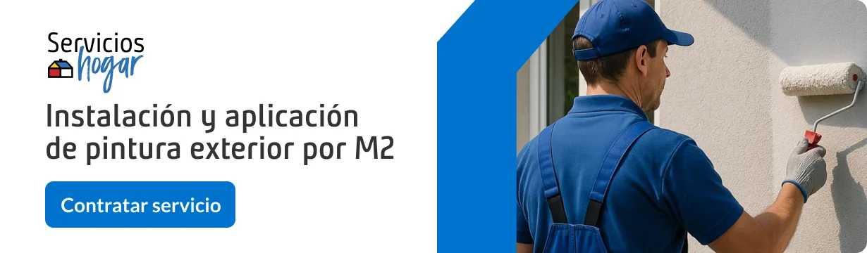 Ir a la sección Aplicacion e instalacion de pintura interior y exterior por M2